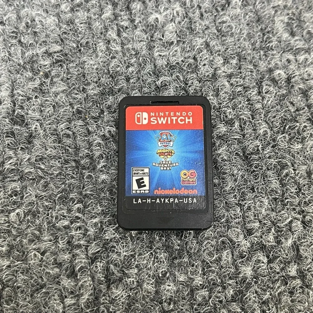 PAW Patrol Mighty Pups + Ryan's Road Trip Deluxe Nintendo Switch Lot Cartridges